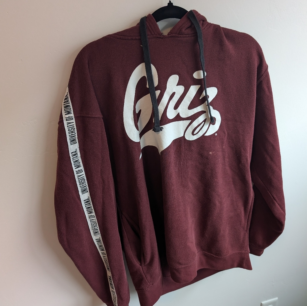 Montana Grizzlies Hoodie with White Graphic